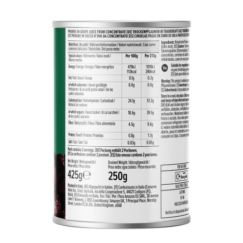 by Amazon Prunes In Fruit Juice 425g 1