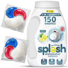 Splesh 3 in 1 Ultimate Freshness Dishwasher Tablets Lemon Scent Ultra Clean