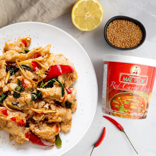 Mae Ploy Green Curry & Red Curry Paste Value Pack - 400g each (Pack of 2) 2