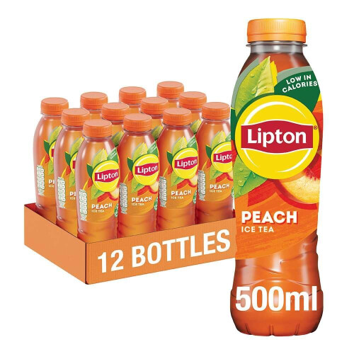 Lipton Ice Tea Peach 500ml Pack of 12