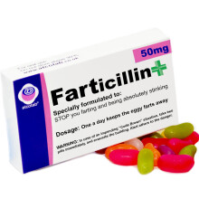 Farticillin Fart Joke Farting Prank Pill Box Sweets Candy Tablets Funny Gif