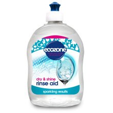 EcoZone Rinse Aid Natural Rinsing Aid for Dishwashers Dry Shine Gentle For