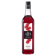1883 Maison Routin Premium Raspberry Syrup for Cocktails Mocktails and Iced