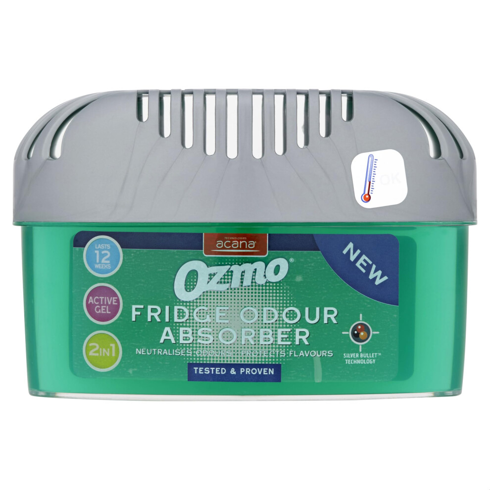 Ozmo 2 In Fridge Odour Absorber 200G Lasts 12 Weeks Neutralises Odours P