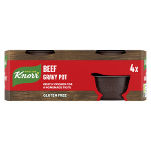Knorr Beef Gravy Pot free from artificial colours and preservatives for qui