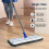 MASTERTOP Flat Mop Microfibre DualSided Dust Mop with 4 Replacement Pads Fl 2