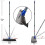 MASTERTOP Flat Mop Microfibre DualSided Dust Mop with 4 Replacement Pads Fl 3