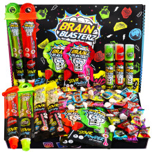 Brain Blasterz MEGA Sour Sweets Gift Box – Extreme Sour Candy Collection 27