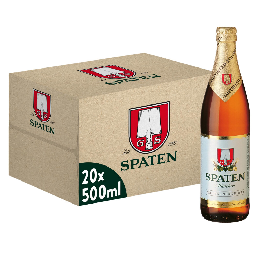 Spaten Lager Munchner Hell 52 German Lager 20 X 500Ml Packaging May Var