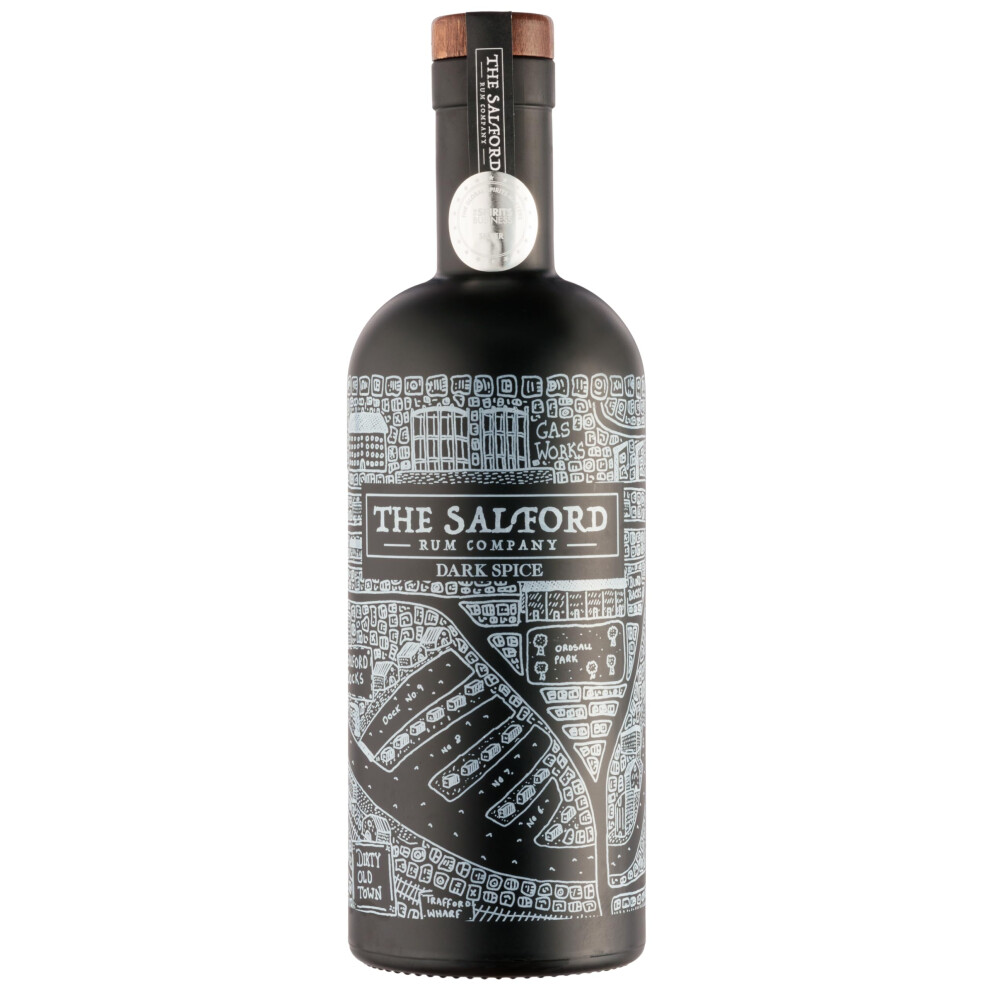 The Salford Rum Company Spiced Rum 70Cl 40 Abv Caribbean Inspired Di Dark