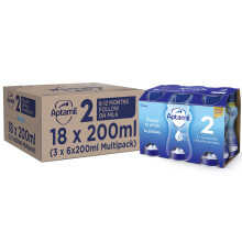 Aptamil 2 Follow On Baby Milk Ready to Use Liquid Formula 612 Months 200 ml