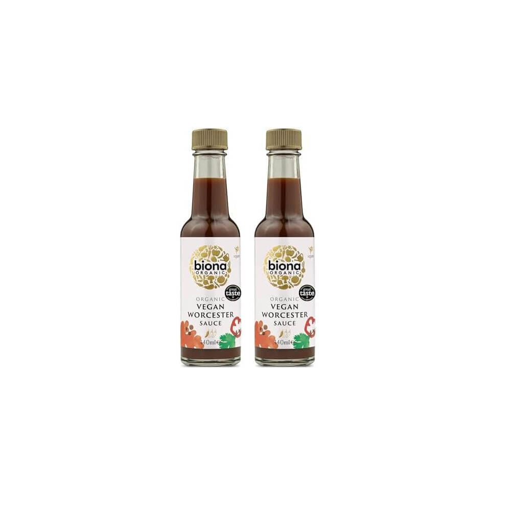 Biona Organic Worcester Sauce 140Ml Pack Of 2