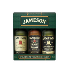 Jameson Irish Miniatures Gift Box Selection 3 x 50ml Jameson Original Bla