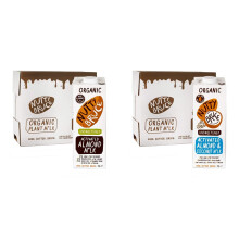 Nutty Bruce Unsweetened Organic Activated Almond Milk Certified Organic