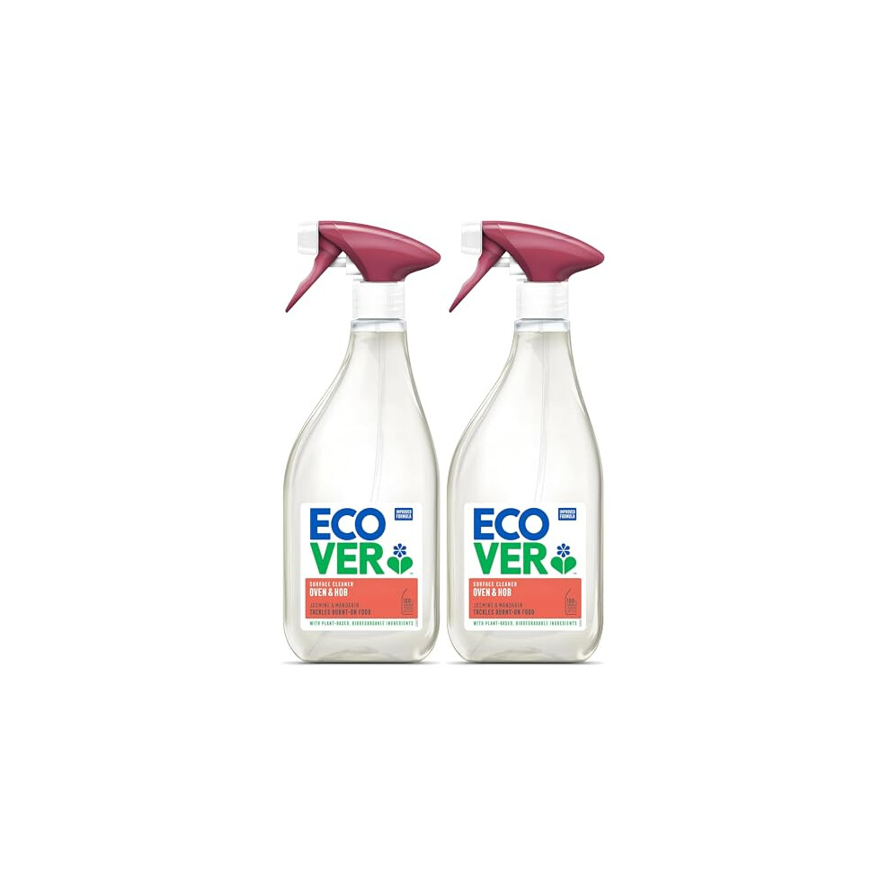 Ecover Oven Hob Cleaner Jasmine Mandarin 500Ml Pack Of 2