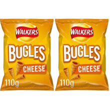 Walkers Bugles Cheese Sharing Snacks 110g Pack of 2