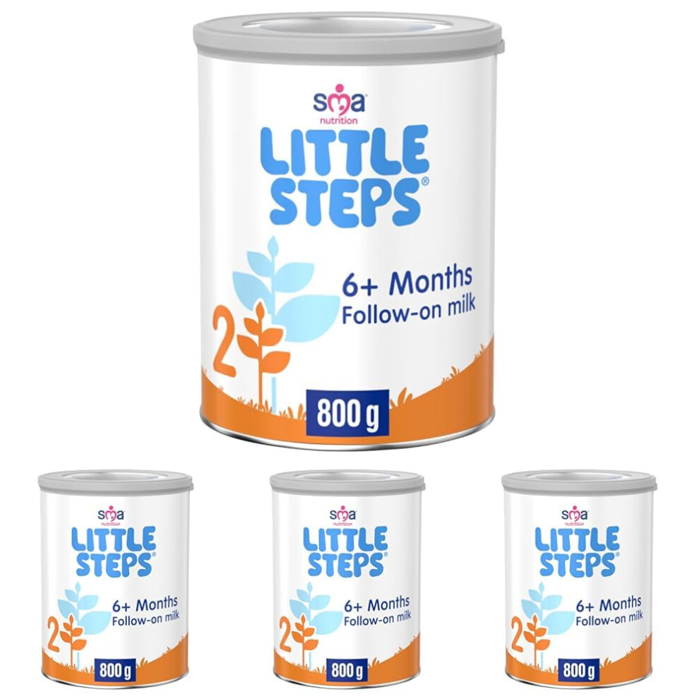 Little Steps By Sma Formula Follow On Milk 6 Months 800G Pack Of 4