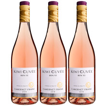 Kiwi Cuvée Cabernet Franc Rosé Wine 3 x 75 cl