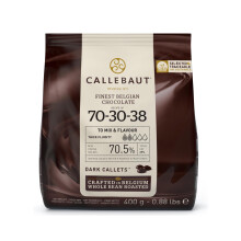 Callebaut Dark Chocolate Drops 70 400g Bag