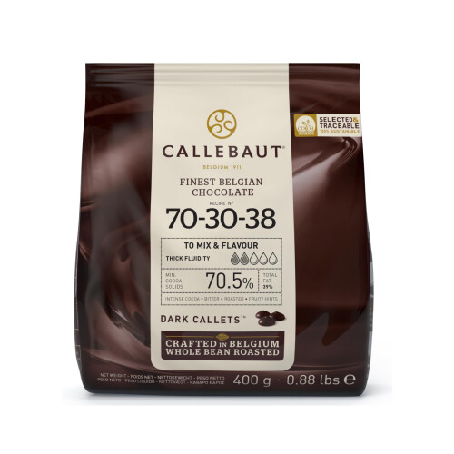 Callebaut Callebaut Dark Chocolate Drops 70 400g Bag