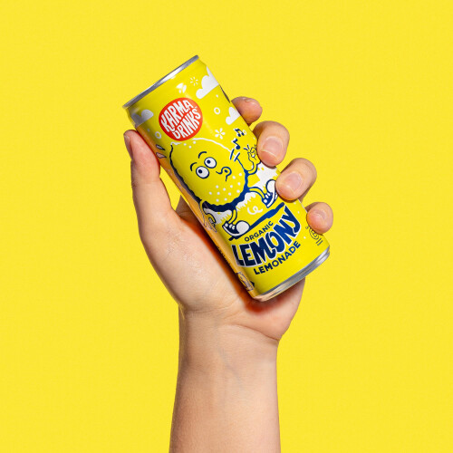 Karma Drinks Lemony Lemonade  24 x 250ml Cans  Natural Fizzy Soft Drinks Fa 2