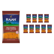Rajah Spices Mild Madras Curry Powder Madras Mild Curry Powder 400g Pac