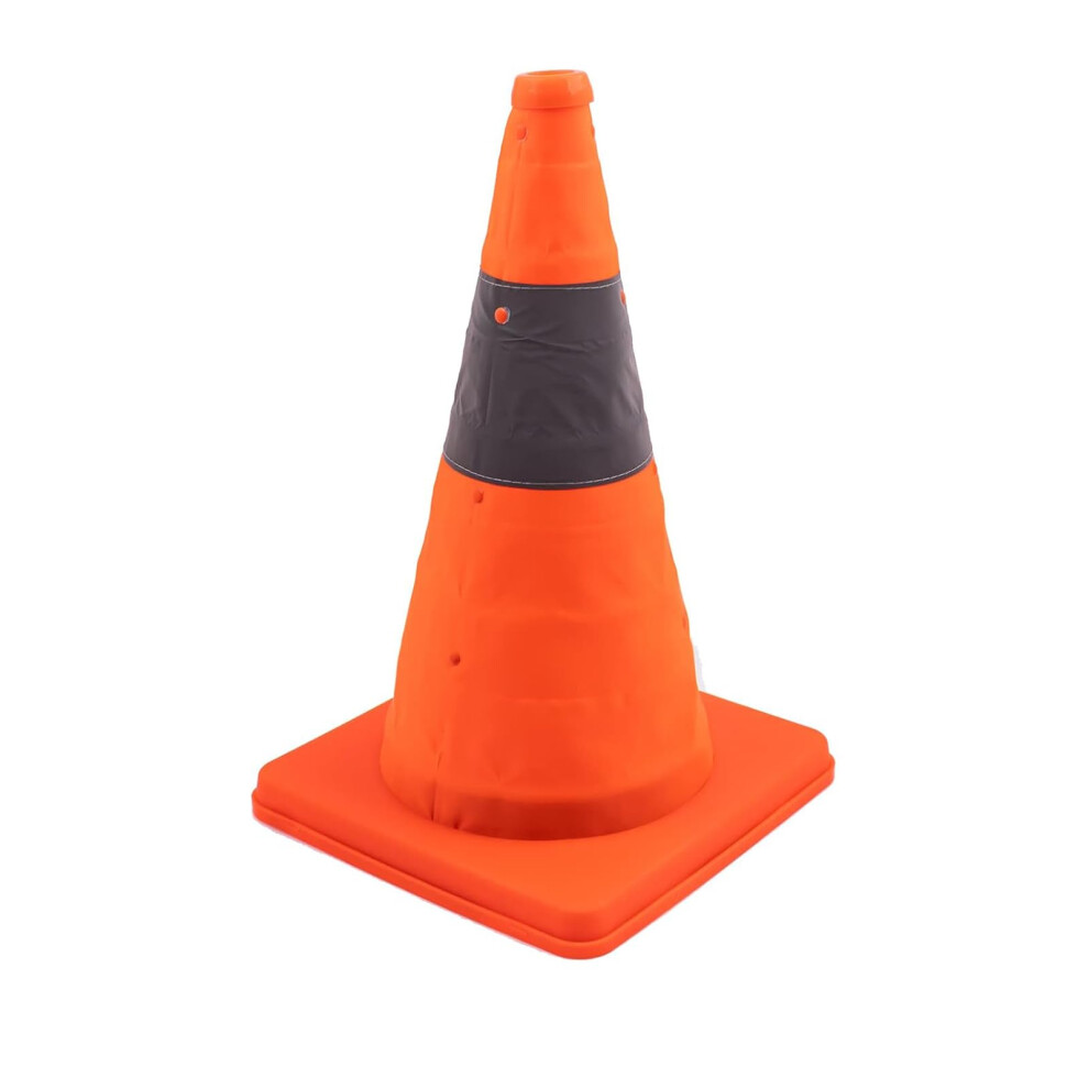 Collapsible Safety Traffic Cones 30Cm Reflective Orange Pop Up For Driveway Road Parking And Traffic Control 9189345122989