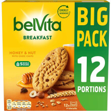 Belvita Breakfast Biscuits Honey  Nut With Choc Chips Nutritious Snack Bars