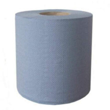 KARAN IMPEX Blue 1 X Paper Rolls 2 Ply Embossed Centre Feed Hand Kitchen