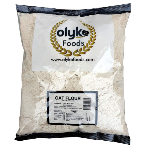 Olyke Oat Flour 3kg  100 Oats