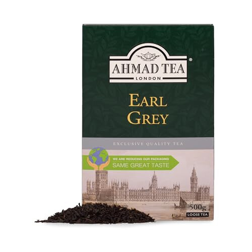 Ahmad Tea Earl Grey Loose Leaf Black Tea – 500g Packet 1