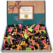 Liquorice Sweets Gift Box Pick and Mix Allsorts Hamper Premium Finnish Li