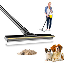 Curioh Ultimate DualSided Carpet Rake for Rugs Tiles Wood Floors Long Han
