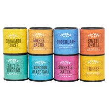 Popcorn Shed Popcorn Seasonings 8 Flavours Sweet and Savoury Popcorn Flavo