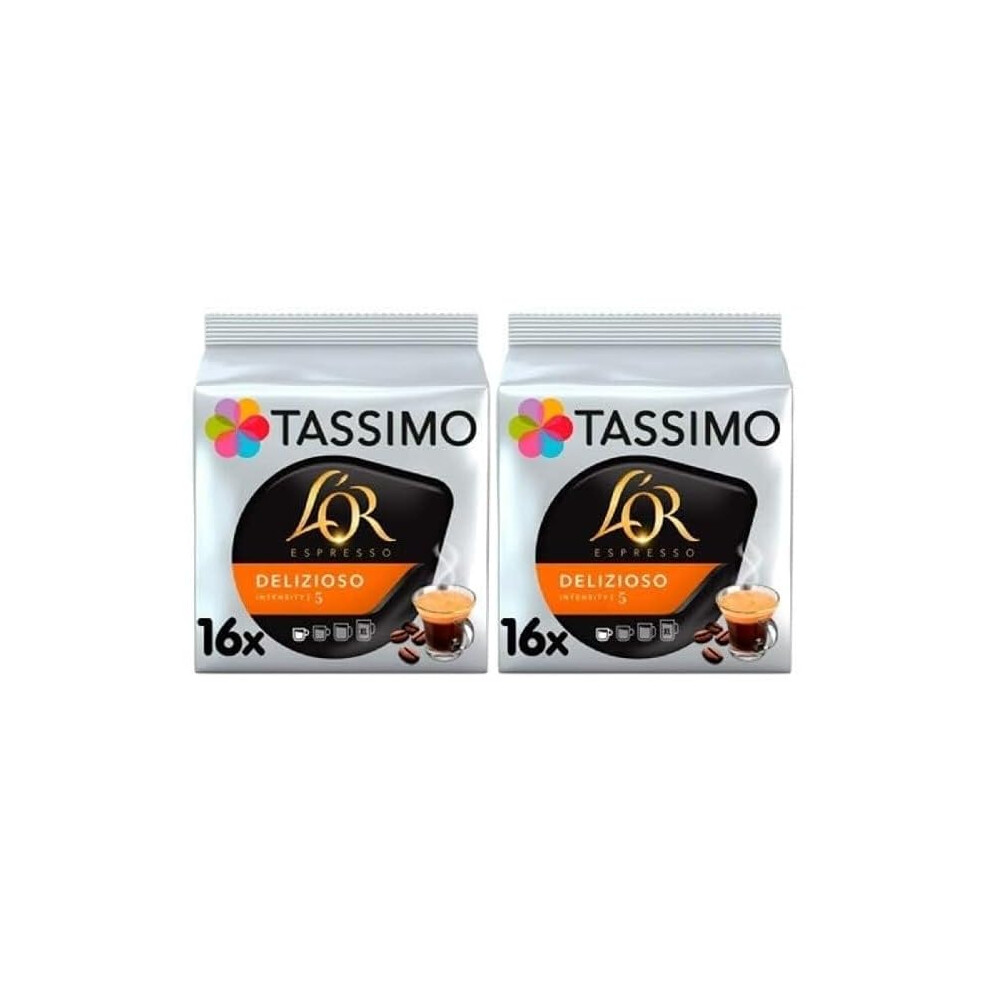 Tassimo L'or Espresso Delizioso Coffee Pods X16 8133942158774