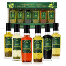 Olive Oil Gift Set 5xInfused Olive Oils 1x Balsamic Vinegar  Chef Cooking G