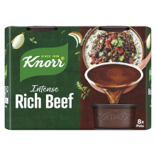 Knorr Rich Beef Stock Pots glutenfree to add a deep beef flavour to your di