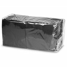 Cocktail Napkins Black 24cm  Pack of 250  2ply Paper Napkins Bar Caddy Napk
