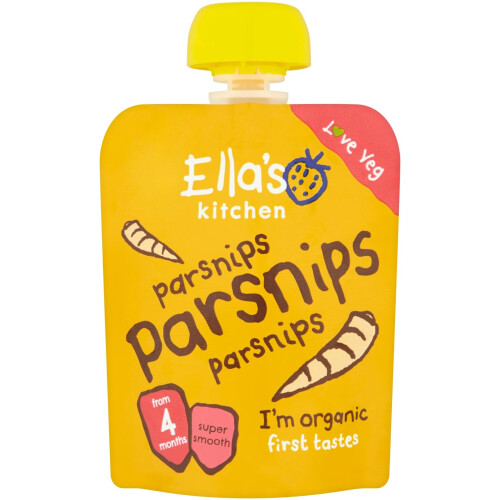 Ellas Kitchen First Taste Parsnips Puree Stage 1 4 months Single 70g