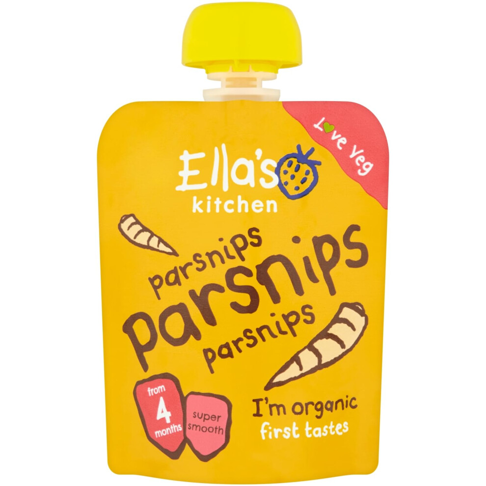 Ella's Kitchen First Taste Parsnips Puree Stage 1 4 Months Single 70G