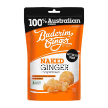 Buderim Uncrystallised Naked Sweet Ginger 175g – Chunks Of Pure Ginger Idea