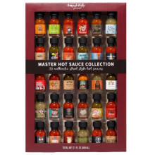 Thoughtfully Gourmet Master Hot Sauce Collection Gift Set Flavours Include
