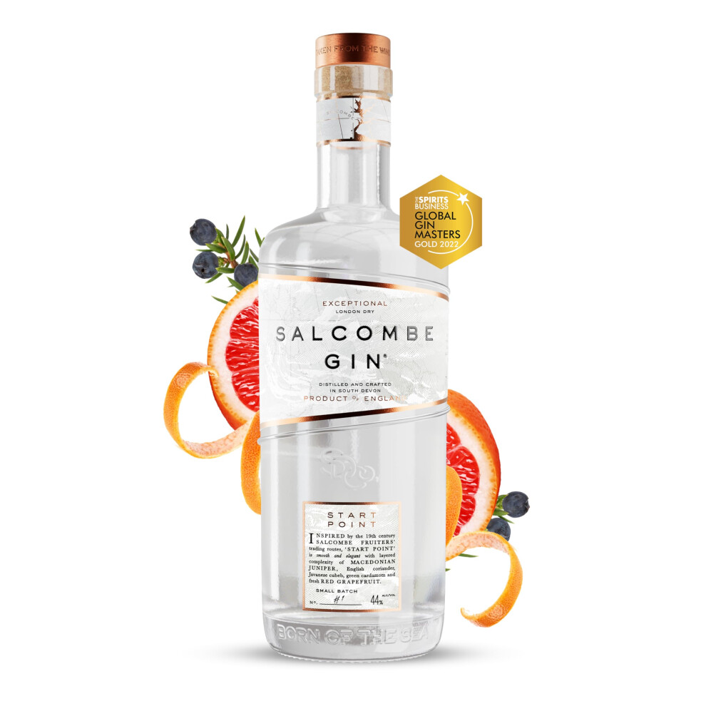 Salcombe Gin ‘Start Point' London Dry Gin 70Cl 44 Abv Award Winning Coast