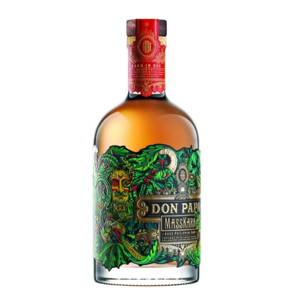 Don Papa Rum Don Papa Masskara 70Cl 40 Abv Spiced Rum Distilled In Sugarlandia Philippi