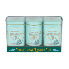 New English Teas Vintage Victorian Tea Tins with looseleaf tea