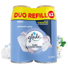 Glade Automatic Air Freshener Refills Room Spray Odour Eliminator Clean Li