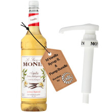 Premium Vanilla Syrup 1L for Coffee and Cocktails  Vanilla Coffee Syrup wit