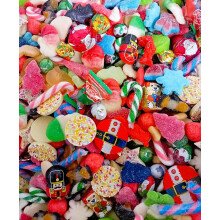 Large Festive Treats Pouch of Christmas Jelly Sweets Chocolate Pick N Mix a