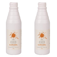 Simply Caramel Topping Sauce Dairy Free Ready to Use Dessert Sauce for Ice