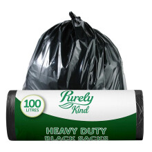 Blake  White Purely Kind Black Sacks 100L Ultra Durable  Eco Friendly Recyc
